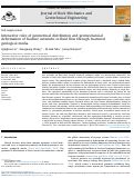 Cover page: Interactive roles of geometrical distribution and geomechanical deformation of fracture networks in fluid flow through fractured geological media