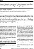 Cover page: Human RNase P: Overview of a ribonuclease of interrelated molecular networks and gene targeting systems