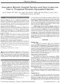 Cover page: Association Between Hospital Practices and Door-in-door-out Time in ST-segment Elevation Myocardial Infarction