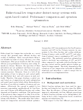 Cover page: Bidirectional low temperature district energy systems with agent-based control: Performance comparison and operation optimization