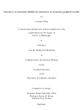 Cover page: Geometry of maximum likelihood estimation in Gaussian graphical models