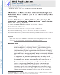 Cover page: Effectiveness of the recombinant zoster vaccine among Kaiser Permanente Hawaii enrollees aged 50 and older: A retrospective cohort study