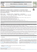 Cover page: Inflammation-related proteins as biomarkers of treatment-related behavioral symptoms: A longitudinal study of breast cancer patients and age-matched controls