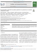 Cover page: Programmable polyketide biosynthesis platform for production of aromatic compounds in yeast