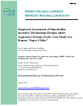 Cover page: Empirical Assessment of Shareholder Incentive Mechanisms Designs under Aggressive Savings Goals: Case Study of a Kansas "Super-Utility"