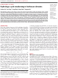 Cover page: Hydrologic cycle weakening in hothouse climates.