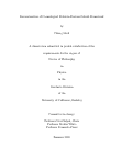 Cover page: Reconstruction of Cosmological Fields in Forward Model Framework