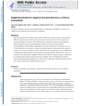 Cover page: Weight restoration in atypical anorexia nervosa: A clinical conundrum