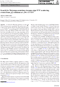 Cover page: Search for Majorana neutrinos in same-sign WW scattering events from pp collisions at s=13 TeV