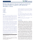 Cover page: Relationship between thoracic kyphosis and neural axis abnormalities in patients with adolescent idiopathic scoliosis