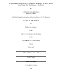 Cover page: A Quantitative Framework on Ecological Resilience for River Basins Case Study: The Rio Grande – Rio Bravo