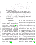 Cover page: Theory of extreme correlations using canonical Fermions and path integrals