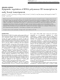 Cover page: Epigenetic regulation of RNA polymerase III transcription in early breast tumorigenesis