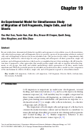Cover page: An Experimental Model for Simultaneous Study of Migration of Cell Fragments, Single Cells, and Cell Sheets