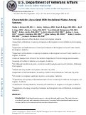 Cover page: Characteristics Associated With Unsheltered Status Among Veterans.