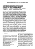 Cover page: Ground-based investigation of soil moisture variability within remote sensing footprints During the Southern Great Plains 1997 (SGP97) Hydrology Experiment