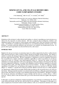 Cover page: Mixing of CO2 and CH4 in gas reservoirs: Code comparison studies