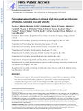 Cover page: Perceptual abnormalities in clinical high risk youth and the role of trauma, cannabis use and anxiety.