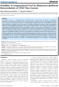 Cover page: FlowMax: A Computational Tool for Maximum Likelihood Deconvolution of CFSE Time Courses