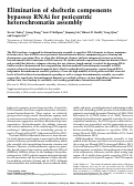 Cover page: Elimination of shelterin components bypasses RNAi for pericentric heterochromatin assembly