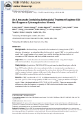 Cover page: An artesunate-containing antimalarial treatment regimen did not suppress cytomegalovirus viremia