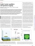 Cover page: Stable Casimir equilibria and quantum trapping