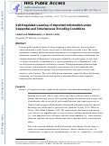 Cover page: Self-Regulated Learning of Important Information Under Sequential and Simultaneous Encoding Conditions