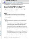 Cover page: Whose Responsibility Is It? Beliefs About Preventing HIV Transmission Among Men Who Have Sex With Men