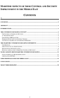 Cover page of Policy Paper 56: Maritime Aspects of Arms Control and Security Improvement in the Middle East