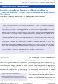 Cover page: Remote‐sensing Based Assessment of Long‐term Riparian Vegetation Health in Proximity to Agricultural Lands with Herbicide Use History