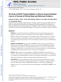 Cover page: The Role of EGFR Family Inhibitors in Muscle Invasive Bladder Cancer: A Review of Clinical Data and Molecular Evidence