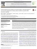 Cover page: The development and evaluation of a natural helpers' training program to increase the engagement of urban, Latina/o families in parent-child interaction therapy