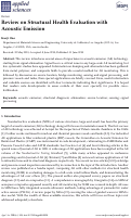 Cover page: Review on Structural Health Evaluation with Acoustic Emission