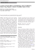 Cover page: Creation of Transcatheter Aortopulmonary and Cavopulmonary Shunts Using Magnetic Catheters: Feasibility Study in Swine