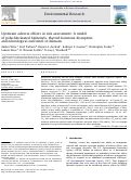 Cover page: Upstream adverse effects in risk assessment: A model of polychlorinated biphenyls, thyroid hormone disruption and neurological outcomes in humans