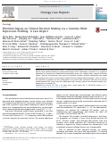 Cover page: Potential Impact on Clinical Decision Making via a Genome-Wide Expression Profiling: A Case Report