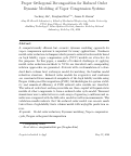 Cover page: Proper orthogonal decomposition for reduced order dynamic modeling of vapor compression systems