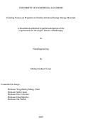 Cover page: Tailoring Nanoscale Properties to Enable Advanced Energy Storage Materials