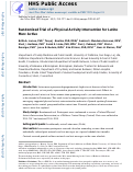 Cover page: Randomized Trial of a Physical Activity Intervention for Latino Men: Activo