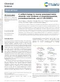 Cover page: A unified strategy to reverse-prenylated indole alkaloids: total syntheses of preparaherquamide, premalbrancheamide, and (+)-VM-55599