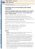 Cover page: Breastfeeding Versus Formula-Feeding and Girls’ Pubertal Development