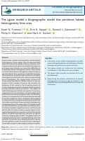 Cover page: The jigsaw model: a biogeographic model that partitions habitat heterogeneity from area