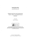 Cover page: Oakland Labor Force and Unemployment Trends: A Review of Available Data and Literature