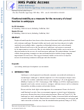 Cover page: Fixational stability as a measure for the recovery of visual function in amblyopia