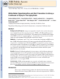 Cover page: White Matter Hyperintensities and Their Penumbra Lie Along a Continuum of Injury in the Aging Brain
