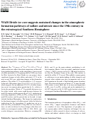 Cover page: WAIS Divide ice core suggests sustained changes in the atmospheric formation pathways of sulfate and nitrate since the 19th century in the extratropical Southern Hemisphere