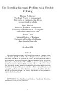 Cover page: The Traveling Salesman Problem with Flexible Coloring