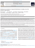 Cover page: Simultaneous assessment of regional distributions of atrophy across the neuraxis in MS patients