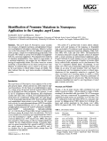 Cover page: Identification of nonsense mutations in Neurospora: Application to the complex arg-6 locus