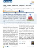 Cover page: Remote Activation of H-H Bonds by Platinum in Dilute Alloy Catalysts.